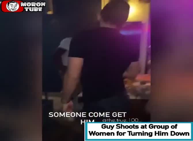 Video :When a bunch of ladies reject him, he pulls out a pistol and kills them